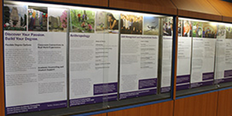 Banners in Social Science Centre