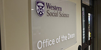 Office of the Dean Faculty of Social Science Western University