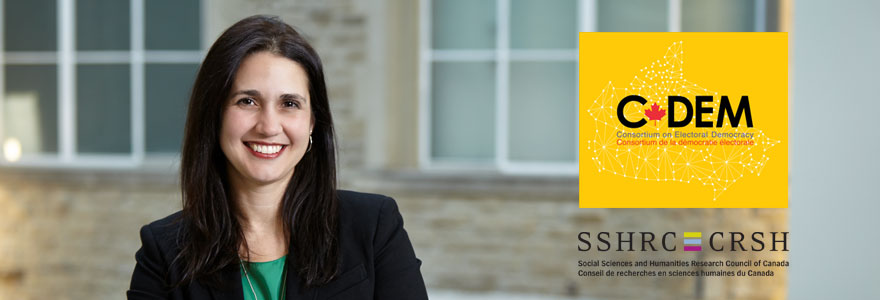 Laura Stephenson is leading the Consortium on Electoral Democracy, a SSHRC funded project