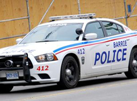 Vehicle of Barrie Police services