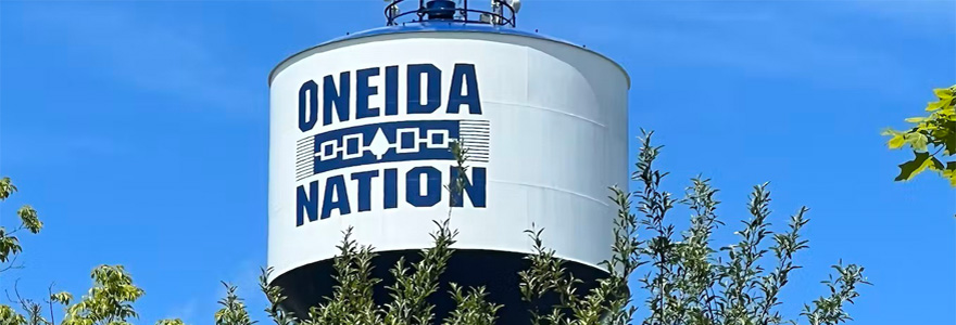 Water tower on Oneida Nation of the Thames